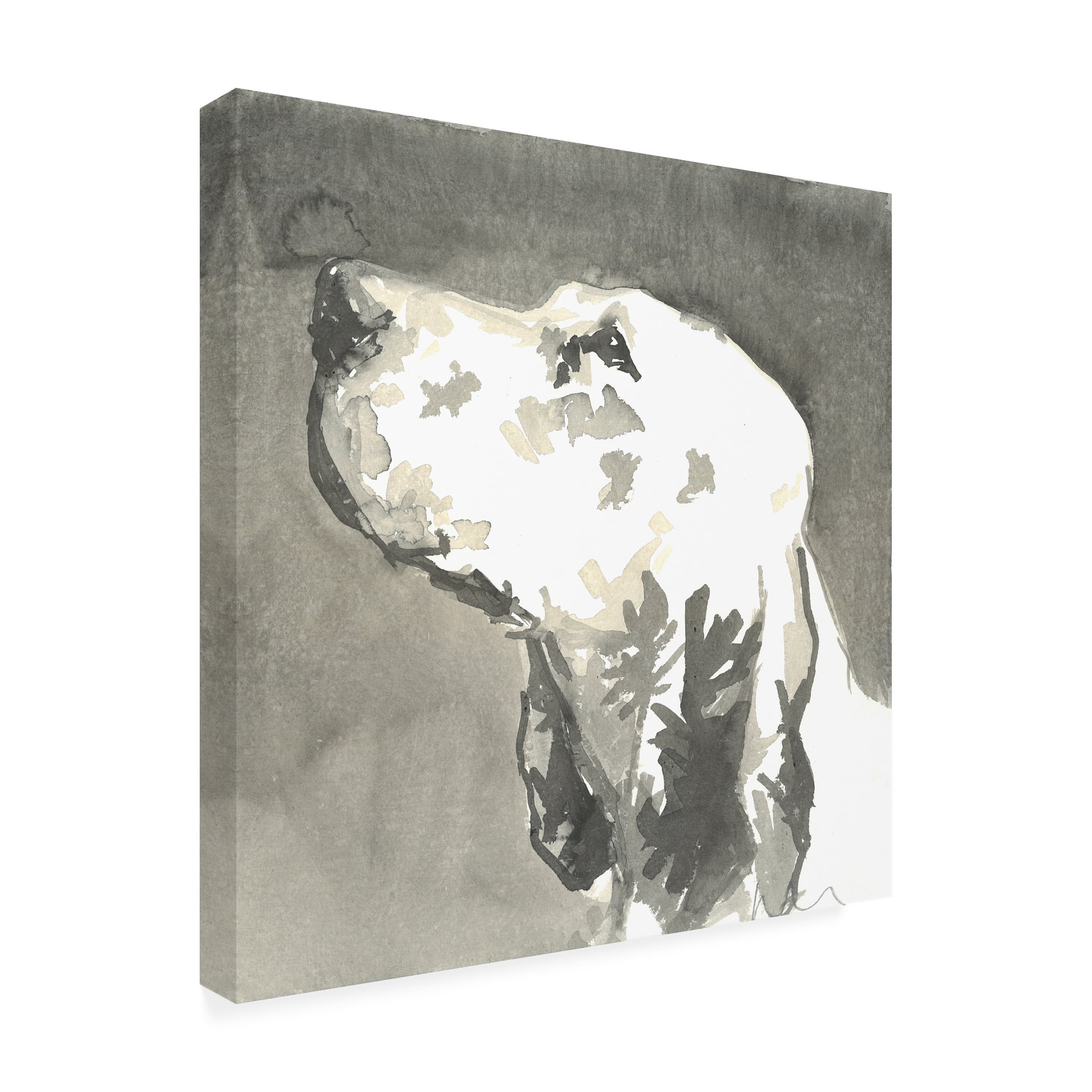 A Very Modern Dog 'Sepia Modern Dog V' Canvas Art
