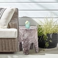 thumbnail image 2 of Meridian Furniture Foligno Brown Indoor/Outdoor Concrete End Table, 2 of 8