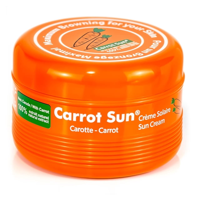Gel solar con caroteno, acelerador de bronceado, zanahoria, 350 ml, SPF0