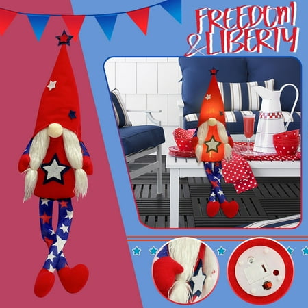 

Wepro Glowing Independence Day Pendant Doll Independence Day Decoration