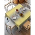 thumbnail image 6 of Yellow Grey Stripes Table Cloth, Modern Minimalist Solid Gradient Waterproof Tablecloth for Square Tables, Reusable Washable Fabric Table Cover for Restaurant Kitchen Dining Tables 54"x54", 6 of 6