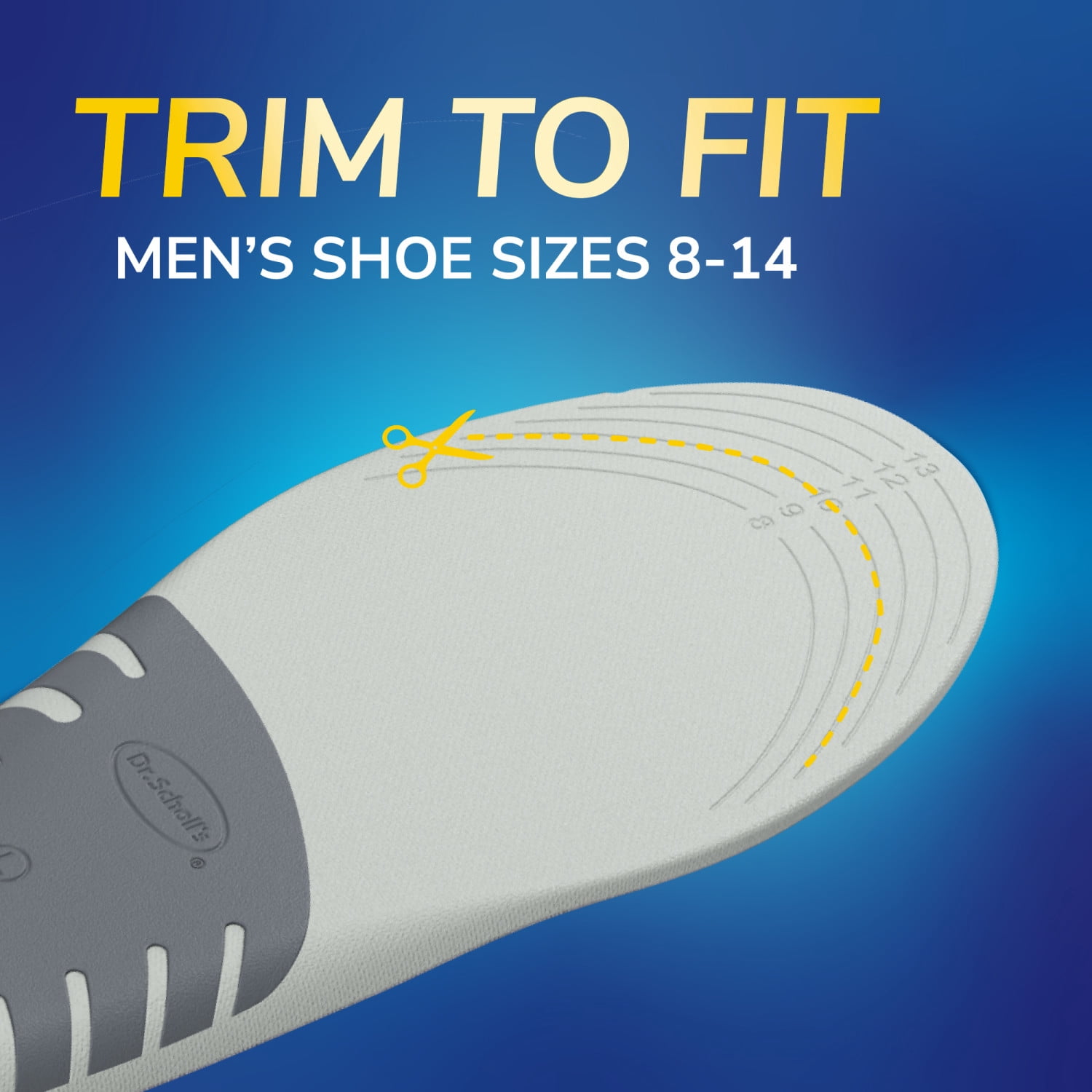 Dr. Scholl's Flat Feet Insoles for Men - 1 Pair