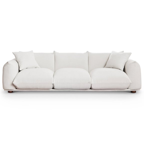 100'' Sofa, Mid - Century Modern - Three - seat Design - Entertainment Space - Relaxing After Long Day