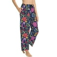 thumbnail image 2 of Xecao Floral Women's Straight Lounge Pajama Pants: The Epitome of Relaxed Sleepwear, 2 of 9