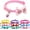 Pink, variant on Puppy Collar with Bell, 1/2-Pack Dog Collar with Bell Cute Bowtie Cat Collar Nylon Adjustable Buckle for XXS XSmall Girl Pets Female Kitten Yorkie Teacup Chihuahua X-Small, Neck 7-12 Inch