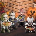 thumbnail image 5 of Tazón de dulces de Halloween, decoración de gnomo de jardín, tazón de dulces divertido para golosinas o dulces, D Sincero Electrónica, 5 of 5
