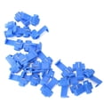 thumbnail image 2 of Wire Quick Connecting  Solderless Quick Connecting 25Pcs Blue Solderless Quick Splice Snap Wire Connector 0.75-2.5mm/AWG 14 To 18, 2 of 8