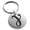 Silver, variant on Stainless Steel Euler-Mascheroni Mathematical Engraved Small Medallion Circle Charm Keychain Keyring