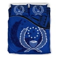 thumbnail image 2 of Juego de Funda Nórdica Pohnpei - Bandera de Pohnpei Azul Oscuro, 2 of 6