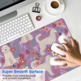 thumbnail image 4 of Long Mouse Pads for Desk,Goldendoodle Dog and Flower Floral Desk Mats on Top Of Desks, Desk Mouse Pad Extra Large with 3mm Non-Slip Base and Stitched Edge for Gaming,Office,Work,Home 31.5"x15.7", 4 of 6