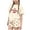 Beige, variant on Cethrio Girls Summer Outfit Sets 2 Piece, Short Sleeve Casual Elastic Waist Kids' Clothing Sets Hot Pink Size 6