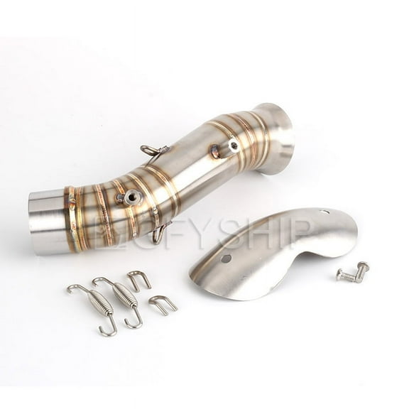 For KTM 790 DUKE 2018 2019 2020 DUKE 790 Escape Accessories Slip-on Motorcycle Exhaust Muffler Middle Link Pipe With Heat Shield