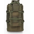 thumbnail image 4 of Doubledecker Magazine Bag Cartridge Clip Holder Hunting Bag Airsoft AK47 M4 M16 Tactical Bag with Molle System/OD, 4 of 5
