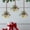 Multicolor, variant on Christmas Hanging Bells Decor with Pine Cones & Bows | Double Bell Car Ornament for Tree & Home | 9.05x4.33 inch Multicolor Iron Holiday Decoration