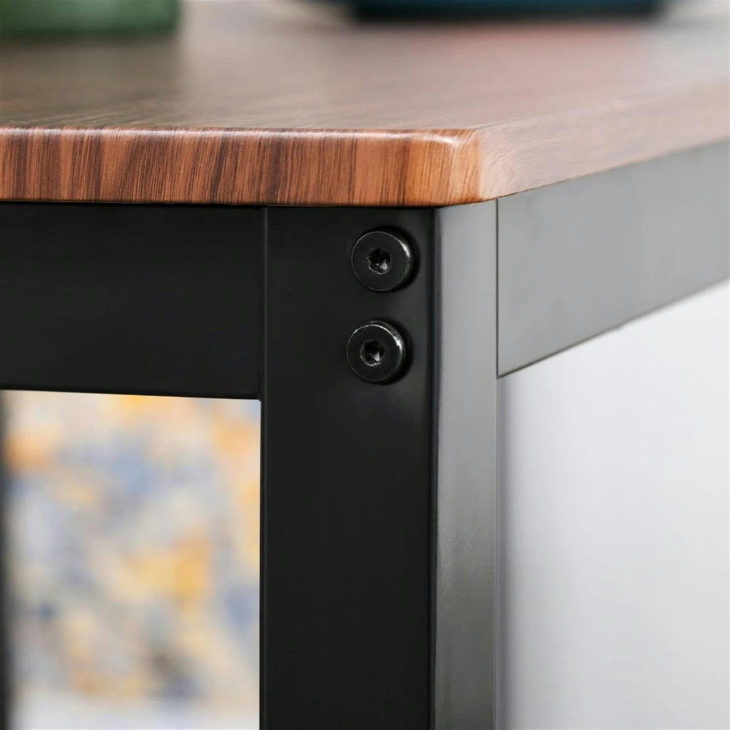 Demi Bonn 4 Piece Dining Table Set for Small Spaces,dustrial Kitchen Table and Chairs for 4 Dining Room Set with Bench, 2 Chairs, Brown