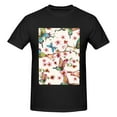 thumbnail image 4 of Bingfone Watercolor Floral With Butterflies Men'S Loose Fit Short-Sleeve Pocket T-Shirt, 4 of 7