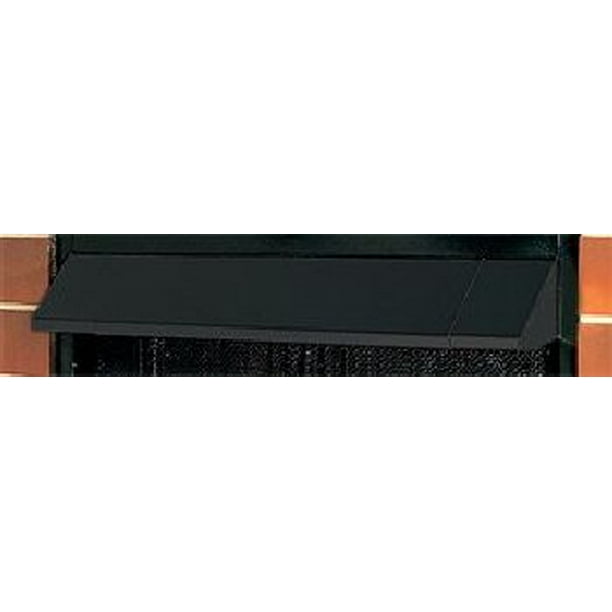 Black Fireplace Hood Accessory Com