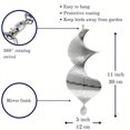 thumbnail image 3 of 1pc, Creative Wind Spinner Metal Garden Spinner Outdoor Courtyard Decoration Hanging Decoration, Garden Patio Decoration, Send Friends And Relatives To Commemorate The Wind Chimes, Memorial Gifts, Out, 3 of 4