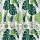 thumbnail image 5 of Cortina de Ducha CHAO Peva Impermeable 180x180cm Resistente al Moho con 12 Anillas Hoja Verde-phwj, 5 of 5