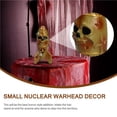 thumbnail image 3 of Adorno De Resina De Bomba De Calavera, Decoración De Esqueleto De Ojiva Nuclear De Simulación Pequeña Para Patio, Jardín, Hogar, Escritorio, Decoración De Halloween Vogacara HA026637-03, 3 of 7