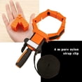 thumbnail image 1 of PEONAVET Multifunctional Clip 2PCS Picture Frame Woodworking Clamp Strap Ratchet Corner Miter Tool, 1 of 1