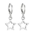 thumbnail image 1 of Trendy Adjustable Star Earrings Five Pointed Star Dangle Earrings Pentagrams Ear Pendants Punk Accessory for Women Girl, 1 of 4