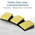 thumbnail image 4 of FS20 Pro Triple Foot Switch Multifunctional Customized Foot Pedal, 4 of 5