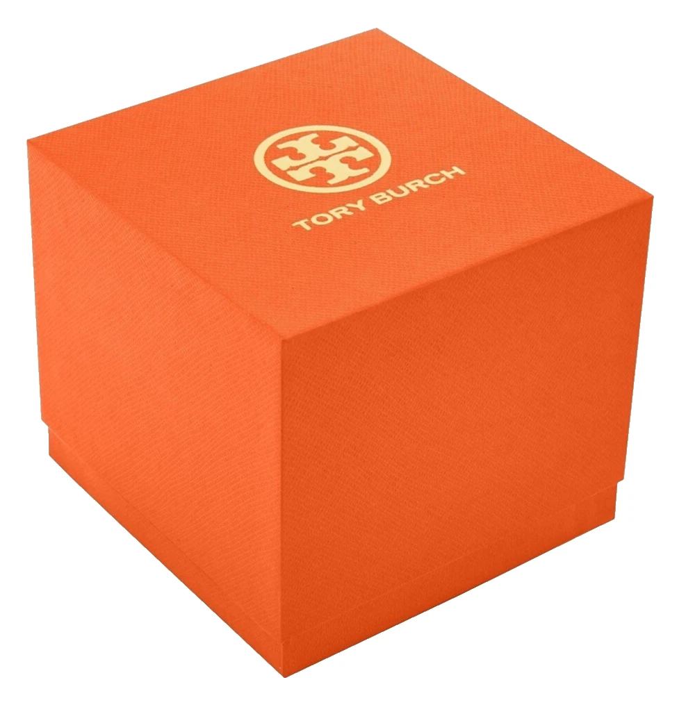 Tory Burch Eleanor TBW1074 Cream Dial Two Tone Double Bracelet 28MM Womens Watch
