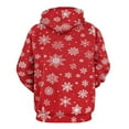 thumbnail image 3 of Christmas Snowflake Deer Men's Women New Sweatshirt Hoodie Men's Plus Size Sweatshirt Hooded Sweatshirt 3d Printed Street Men's Cloth, 3 of 6