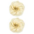 thumbnail image 2 of 2pcs Hair Bun Updo Hairpiece Wavy Curly Messy Donut Chignons Hair Piece Wig Hairpiece Scrunchie Bun Up Do | Ponytail Extensions, 2 of 7