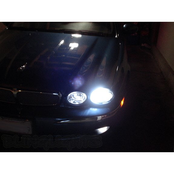For Jaguar X Type Bright White Light Bulbs for Halogen Headlamps
