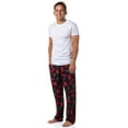 thumbnail image 2 of Dungeons & Dragons Mens' Tossed Print Logo Nat 20 Dice Lounge Sleep Pajama Pants, 2 of 6
