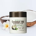 Spa Naturals Coconut Oil, 6oz Jar Moisturizing Cream with Vitamin E