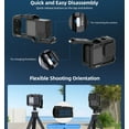 thumbnail image 4 of Nitze Cage for Gopro Hero13 / Hero12 / Hero11 / Hero10 / Hero9 Camera, with Magnetic Quick Release Interface and 2 Cold Shoes, 4 of 10