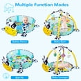 thumbnail image 5 of Vomeast Baby Play Gym, Baby Play Mat with 4 Hanging Toys 30 Balls, Activity Play Mat for Newborn Infant Toddler Age Group 0 to 36 Months (Cartoon Cows), 5 of 8