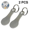 thumbnail image 1 of 2pcs Shopping Trolley Release Key, Universal Shopping Trolley Token Key Chip Shopping, 1 of 4