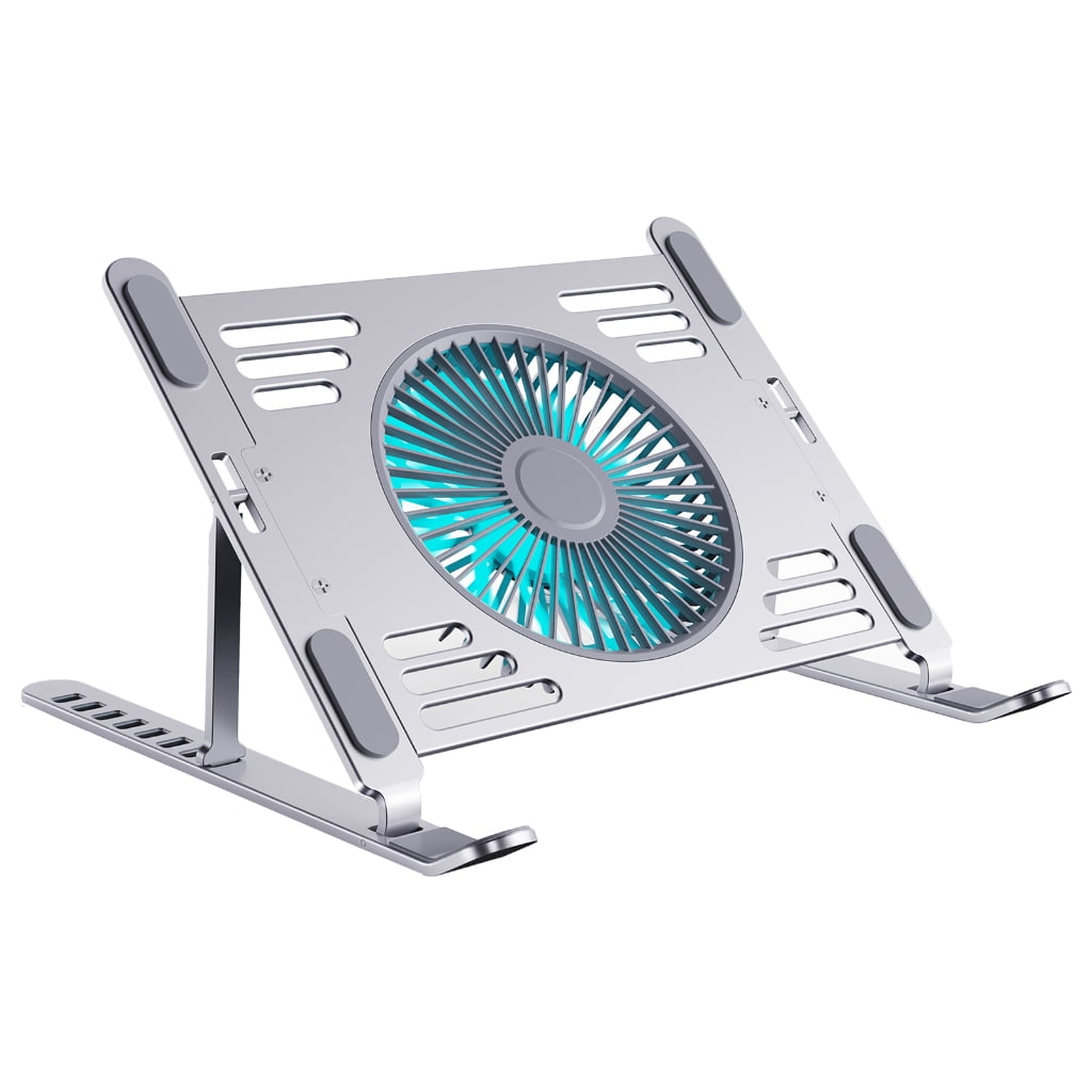 Ergonomic Laptop Coolers Pad Laptop Stand Cooling Pad With Aluminum Surfaces, Quiet Operation, MultiAngle Laptop Stand