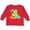 Red, variant on Inktastic Dinosaur Party-fourth Birthday Boys or Girls Long Sleeve Toddler T-Shirt
