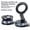 GUNMETAL COLOR, variant on Car Phone Holder for [78 LBS Strongest Suction & 2400gf Strongest Magnetic] 360° Adjustable Car Phone Mount, Phone Holders for Your Car for iPhone 16 Pro Max 15 14 13 12 Plus,black,7.5cm*7.5cm*12cm