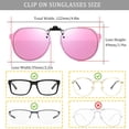 thumbnail image 2 of Gafas de Sol Redondas Retro con Clip FRAZALA UV400 para Hombres y Mujeres, 2 of 7