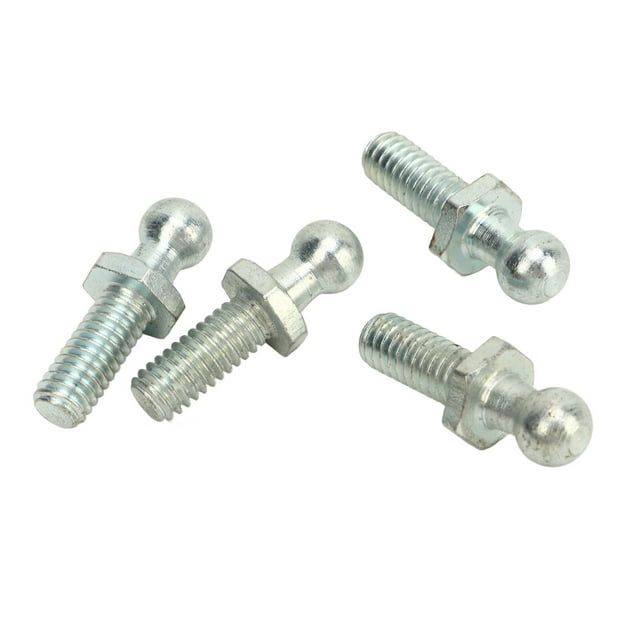 4Pcs 10mm Ball Studs Kit, High Hardness Rugged Stable Washers, Suitable For Tonneau Covers, Tool Boxes, RVs, Cars, And More