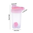 thumbnail image 4 of JilgTeok 1 Packs Protein Powder Water Bottle Shaker Bottle Protein Shakes Cup with Scale Plastic Cup Handheld Bottle for Fitness Sports 500ml, 4 of 7