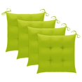 thumbnail image 5 of vidaXL Batavia Chairs 2 pcs with Bright Green Cushions Solid Teak Wood, 5 of 5