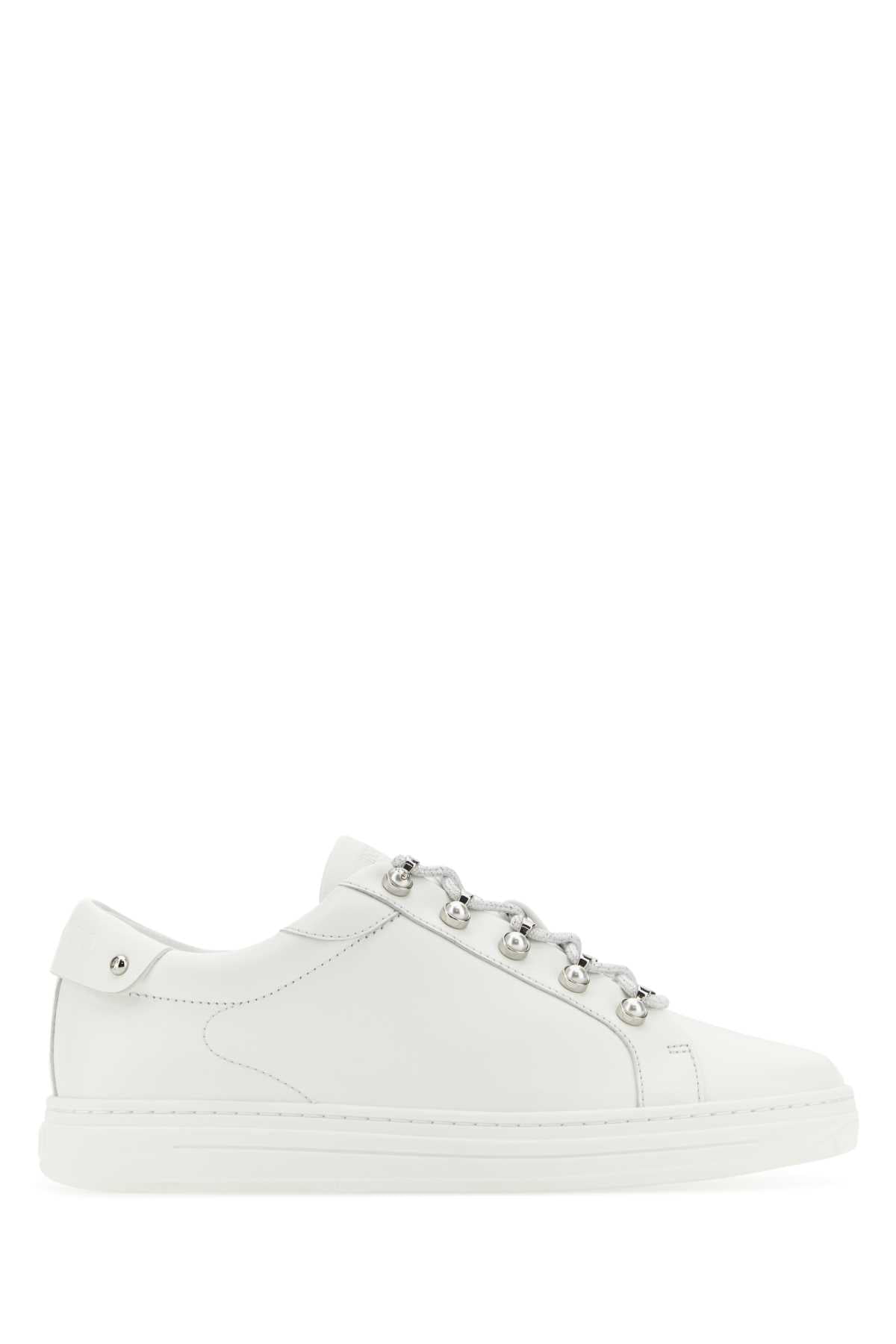CHOO WOMAN White Leather Antibes Sneakers - Walmart.com