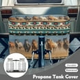 thumbnail image 3 of Yuyamidu Southwest Aztec Horse 20lb Propane Tank Cover for Travel Trailer, Weather Resistant RV Camper Propane Tank Cover Trailer Travel Accessories, 3 of 8