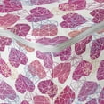 thumbnail image 4 of Valentine's Day Rectangle Pouf, Hearts in Geometric Polygonal Design Romantic Modern Pattern, Under Desk Foot Stool for Living Room Office with Cover, 25", Pink Fuchsia and Salmon, by Ambesonne, 4 of 4