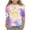 X8 Yellow, variant on Girls Easter Shirts Crew Neck Summer 3/4 Sleeve T Shirts Loose Fit Easter Day Cute Print Tops Holiday Stylish Pullover Blouses for Teen Girl