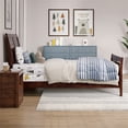 thumbnail image 3 of AFI Portland Twin Wood Foundation Bed Frame with Matching Footboard Walnut, 3 of 13