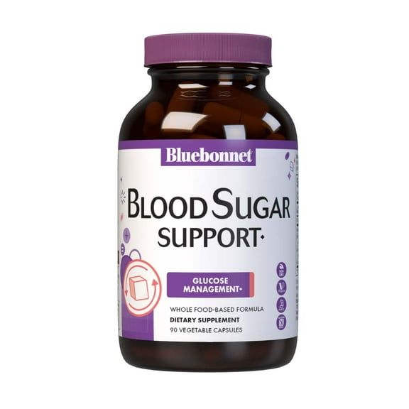 Bluebonnet Nutrition Blood Sugar Support* Herbal Blend, Glucose Management* 90 Count
