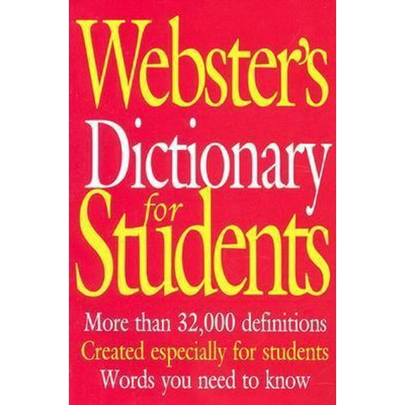 Pre-Owned Webster's Dictionary for Students (Paperback) 1892859556 9781892859556